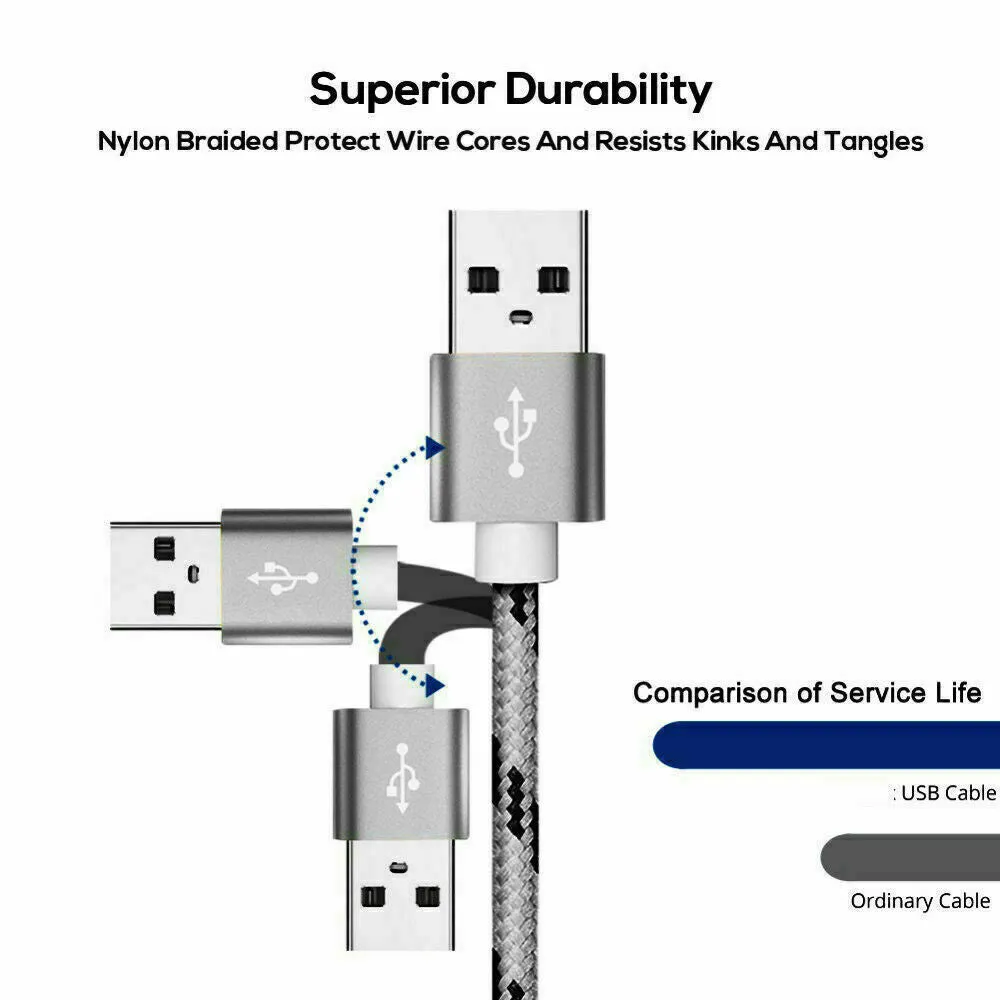 025M Fast Charging USB Type C Cable For Samsung Galaxy S series A series Note Tab LG Huawei HTC Google Pixel Android – Red