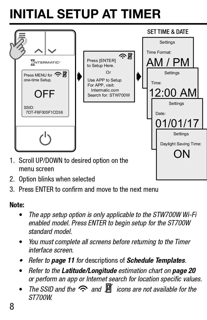 110V Programmable Wifi Control - Control Only