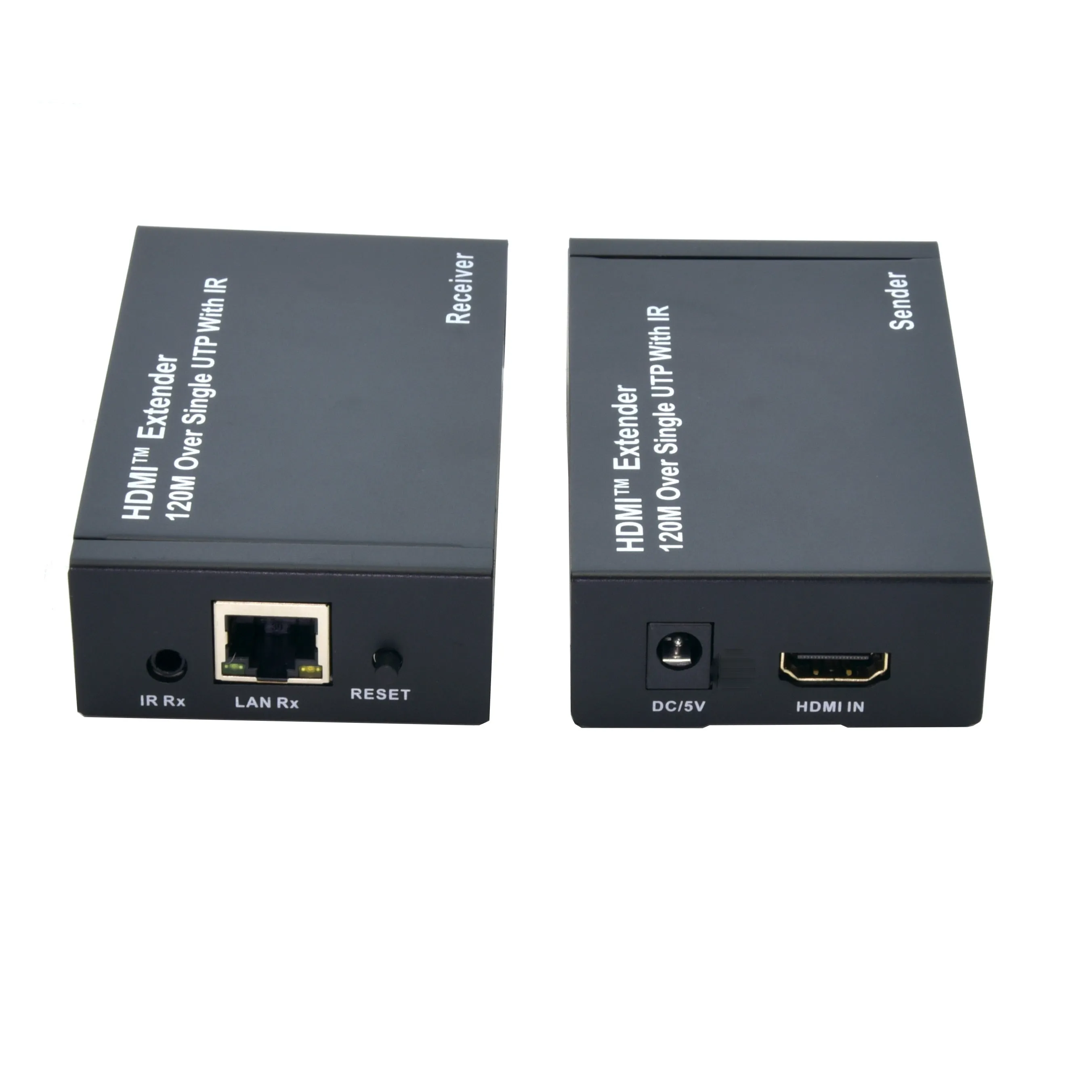 120Meter ( 393Ft ) HDMI Extender Single Cat.6 Extender w/IR 1080p