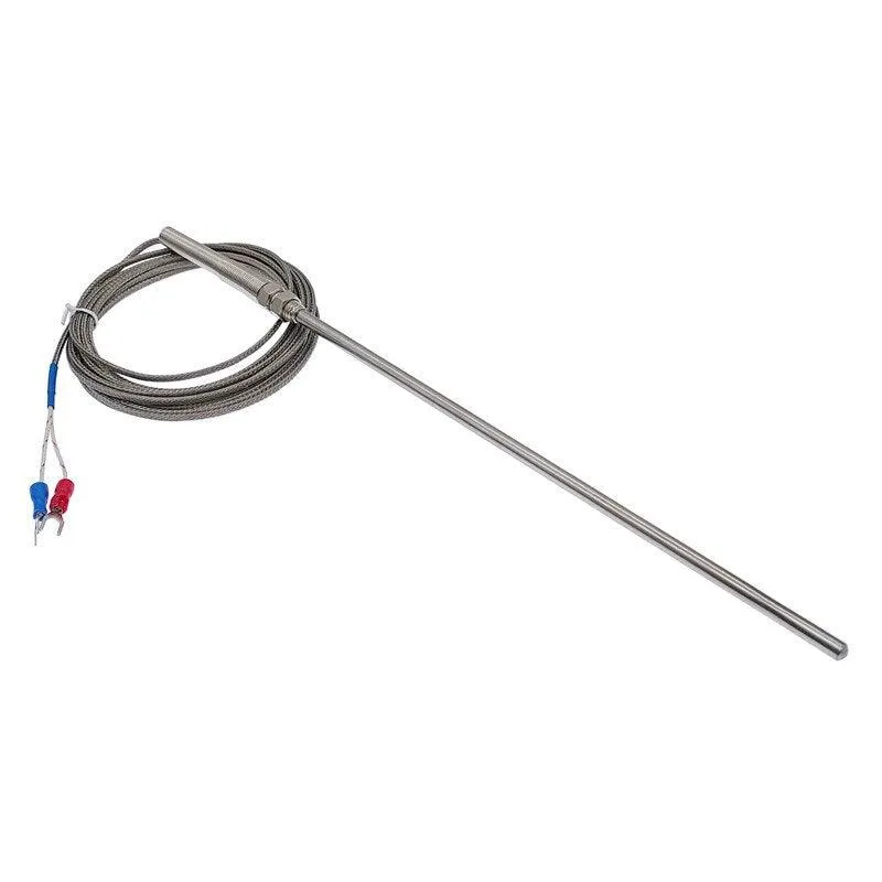 200mm probe type thermocouple sensor K type temperature measuring instrument