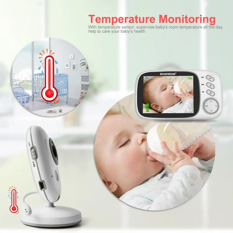 3.2 Inch Wireless Color Baby Monitor