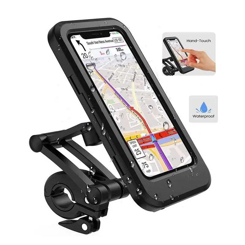 360 Rotation Waterproof Bike Phone Case