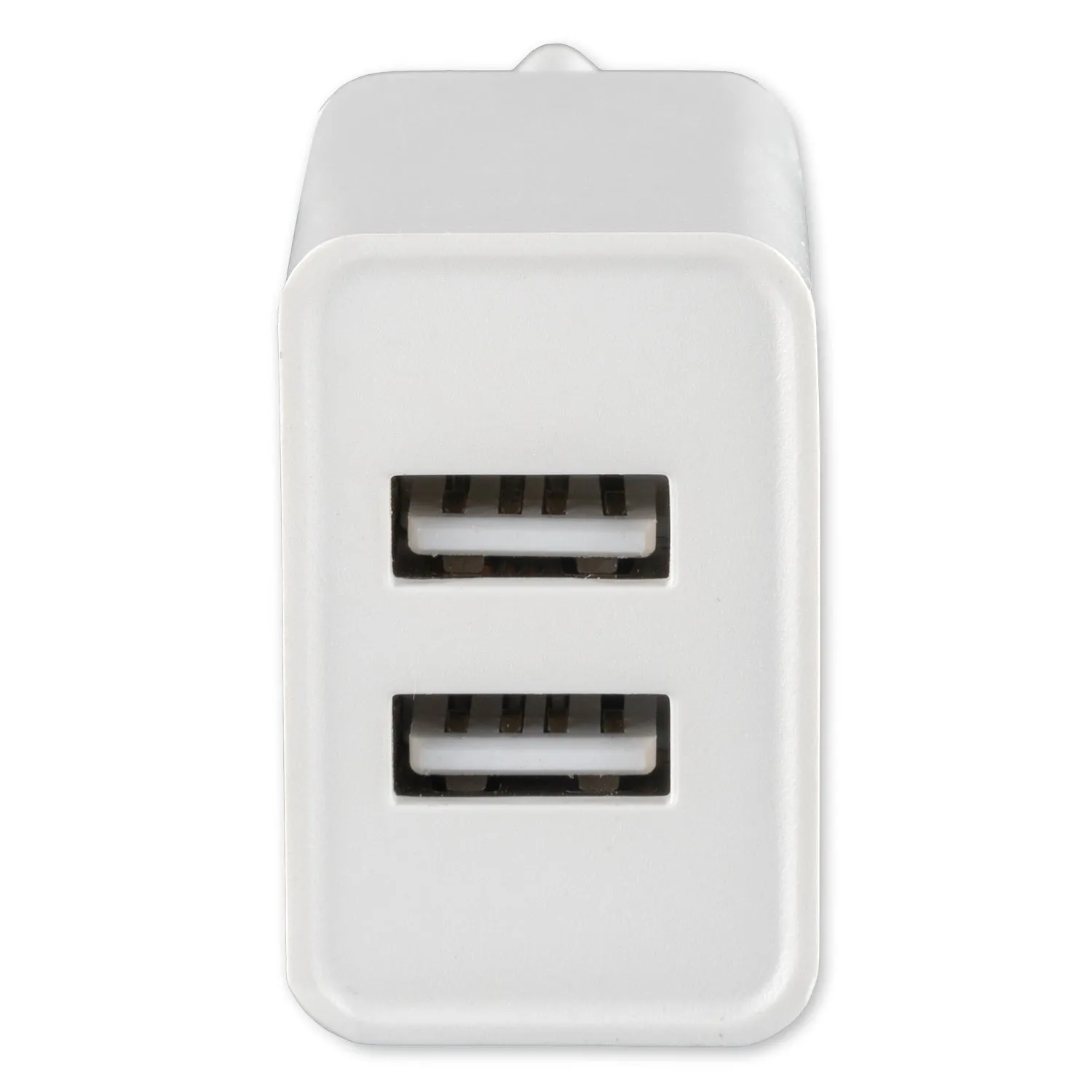 4smarts VoltPlug Dual 24W Vægoplader m. 2 x USB-A - Hvid