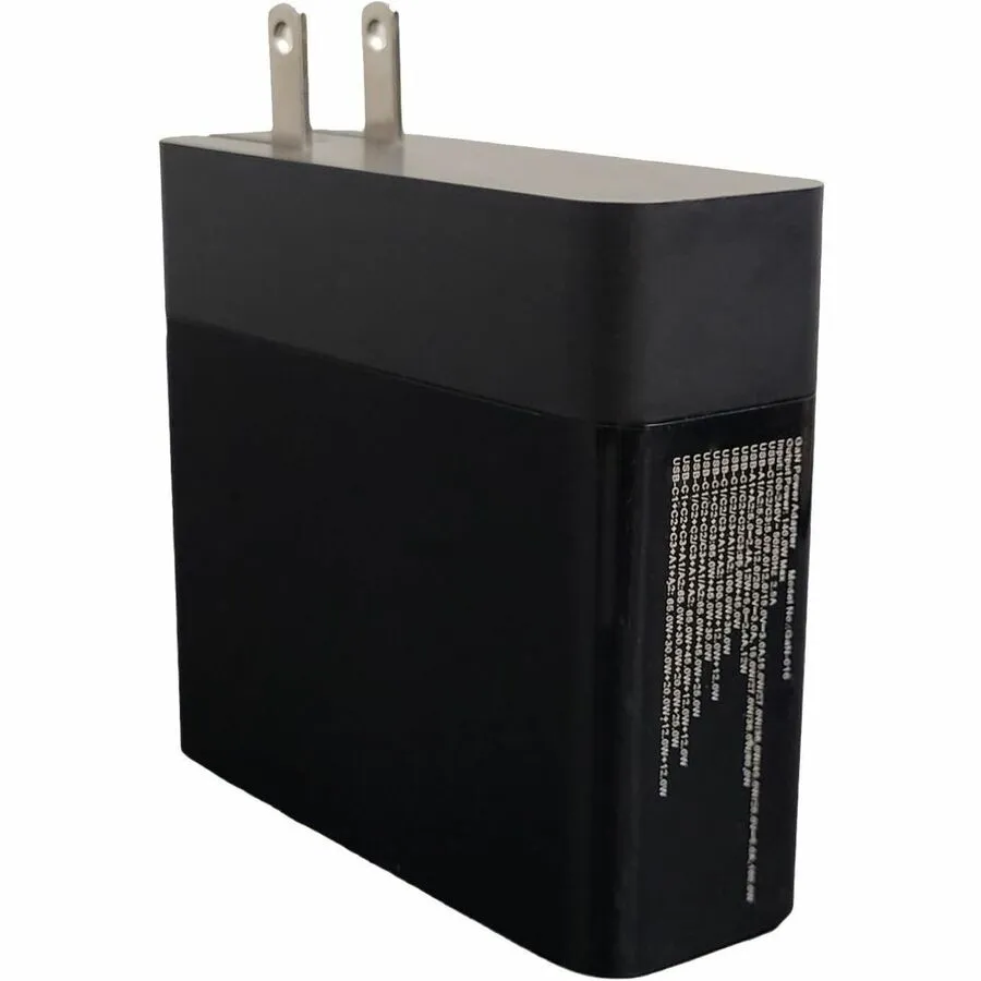 4XEM 140W Wall Charger Quintuple Output with Display - Black