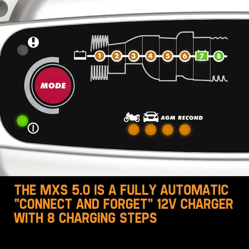 5A Smart Battery Charger with AGM & Recondition - CTEK MXS 5.0