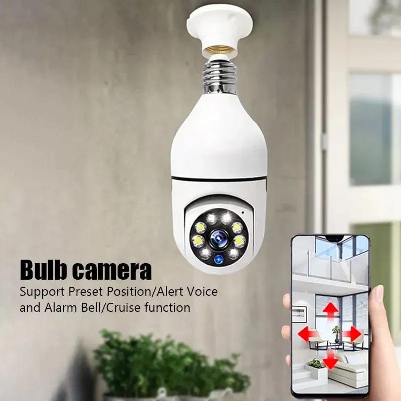 5G Wi-Fi Wireless Bulb Camera