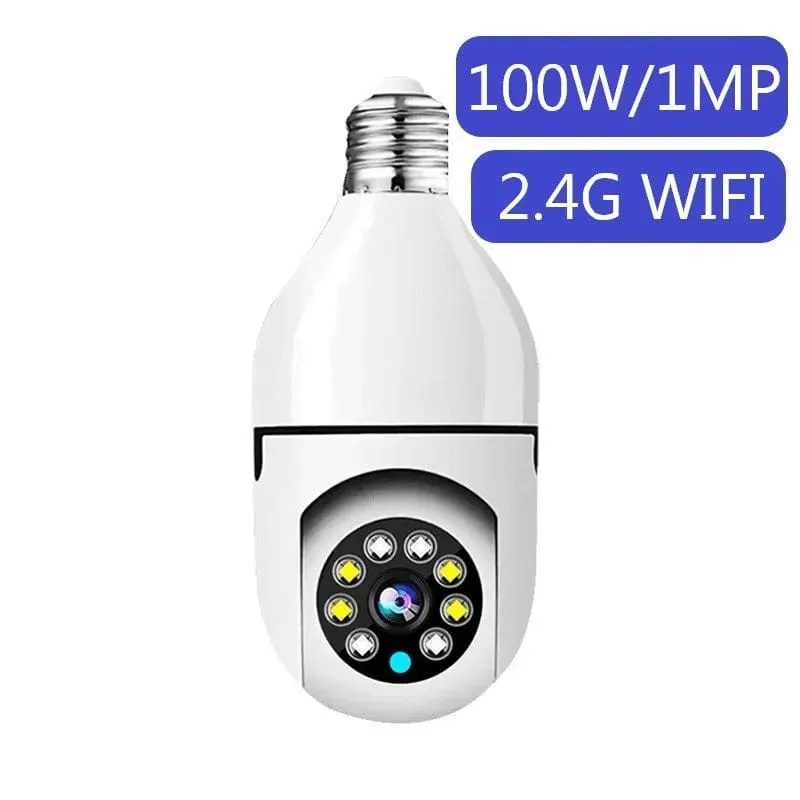 5G Wi-Fi Wireless Bulb Camera