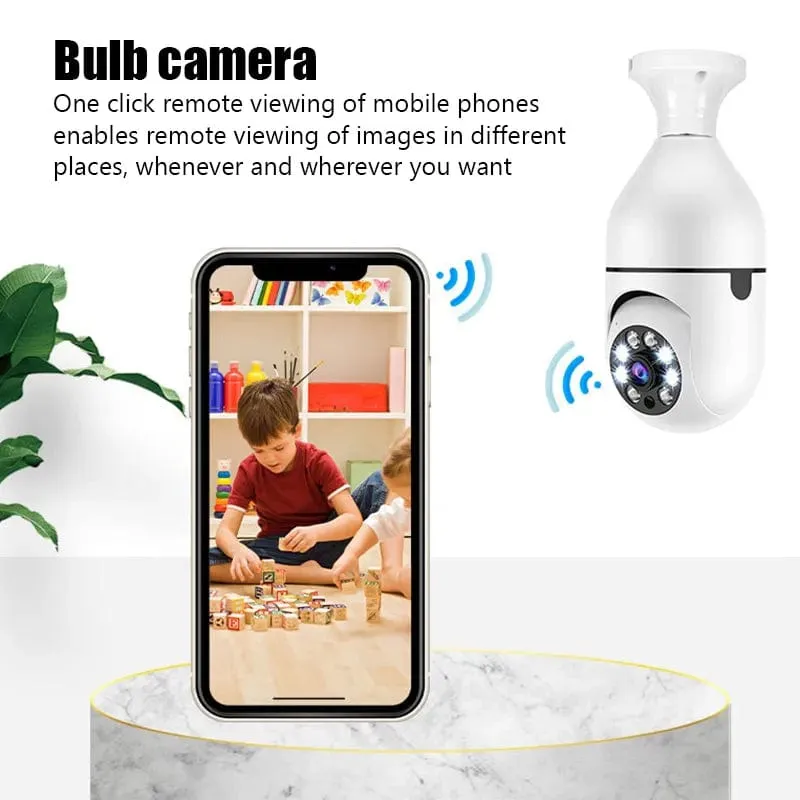 5G Wi-Fi Wireless Bulb Camera