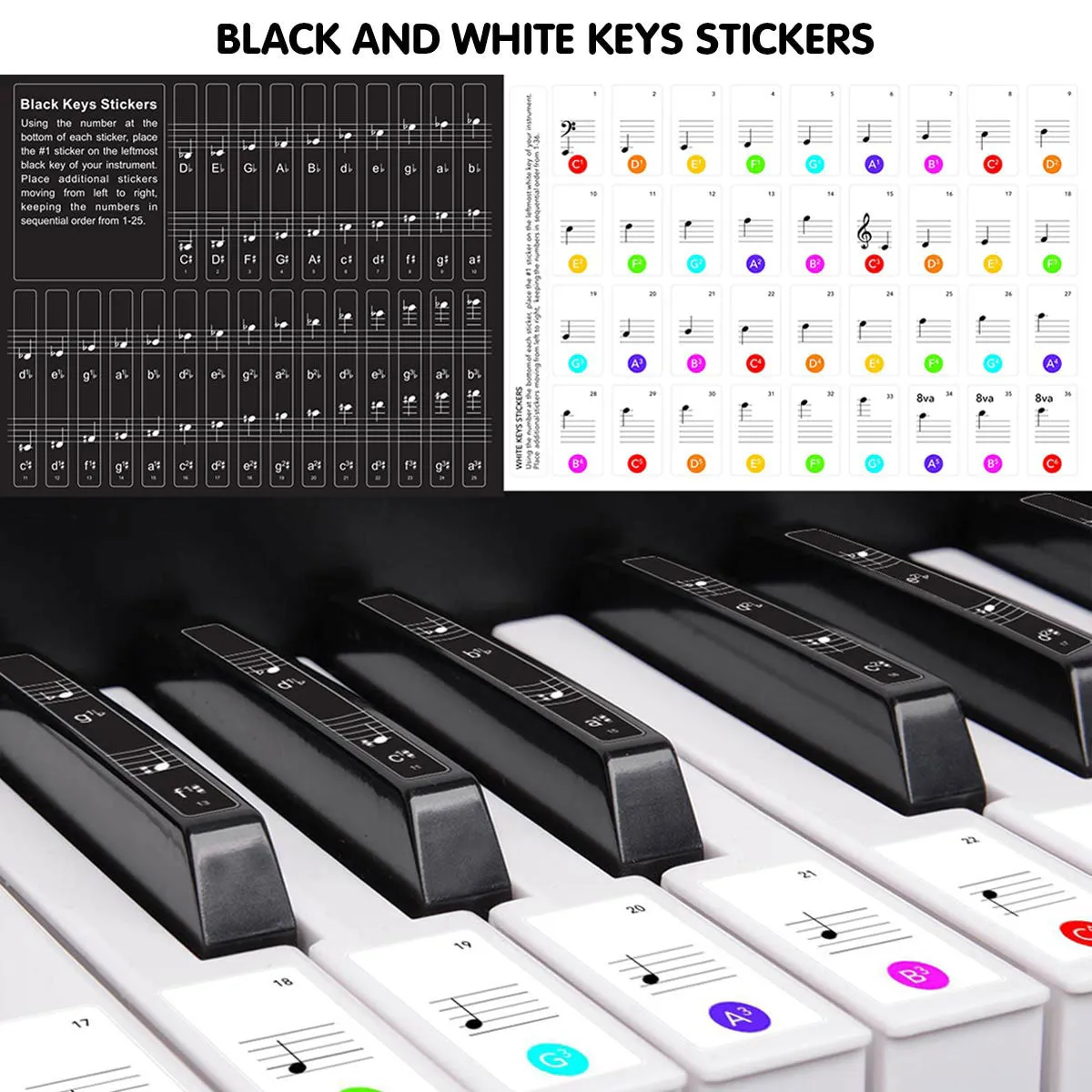 61-Key LED Piano Keyboard, 255 Timbres, Stand - Karrera