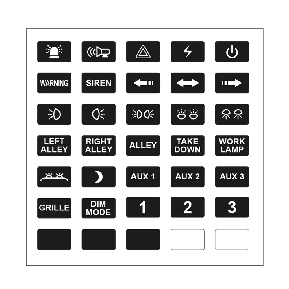 8 Button Control Panel & Power Module / Bolt Mount