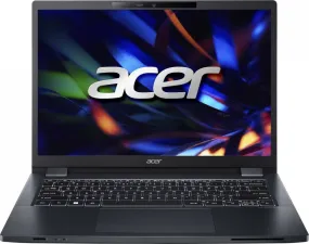 Acer TravelMate P4 Laptop, Intel Core i7-1355U, 16 GB RAM, 512 GB SSD, 14" Inch 2.2K Display, Win 11 Pro, Black