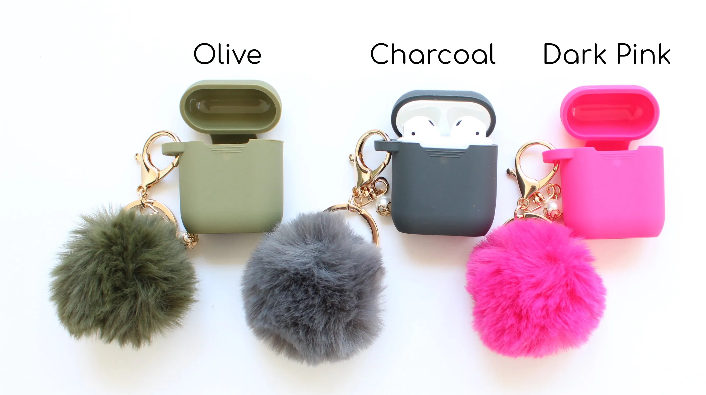 Air Pod Pom Cases