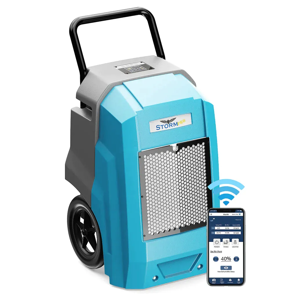 AlorAir Storm Pro Smart Wi-Fi Dehumidifier for Large Basement