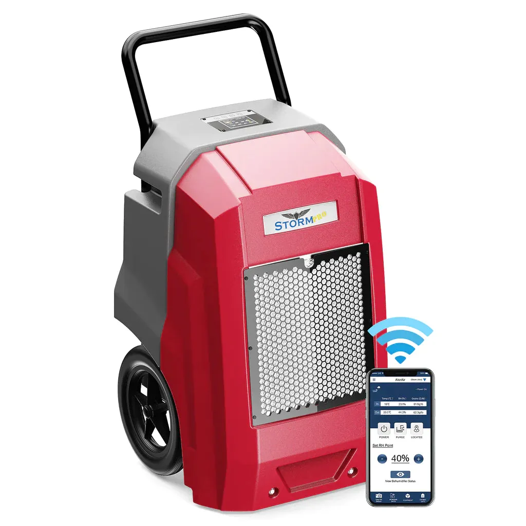 AlorAir Storm Pro Smart Wi-Fi Dehumidifier for Large Basement