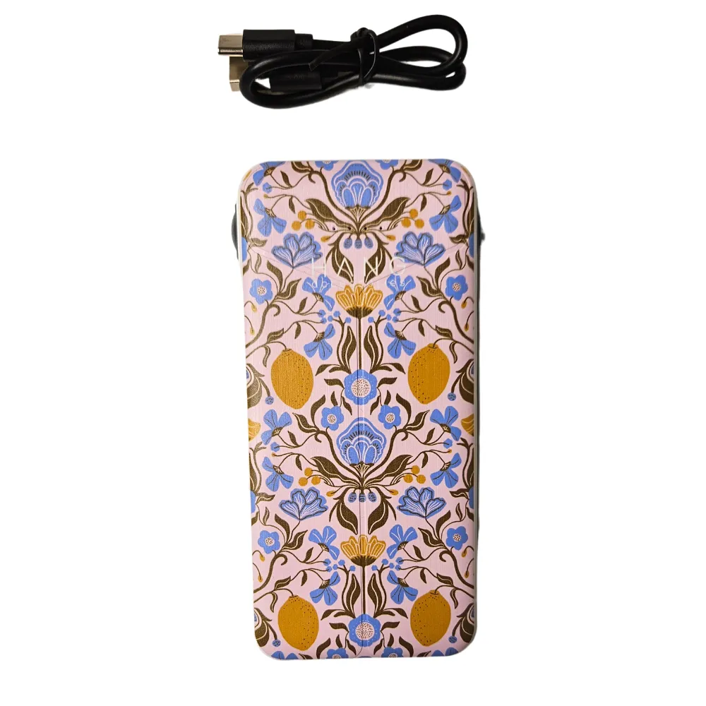 Amalfi Lemon Portable Phone Charging Bank