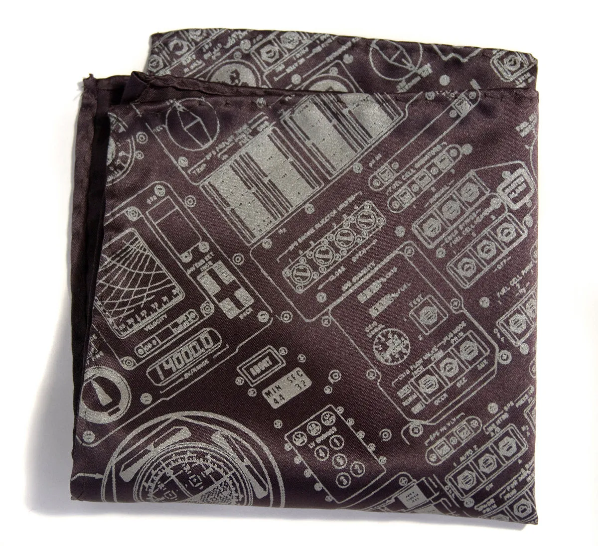 Apollo Cockpit Pocket Square