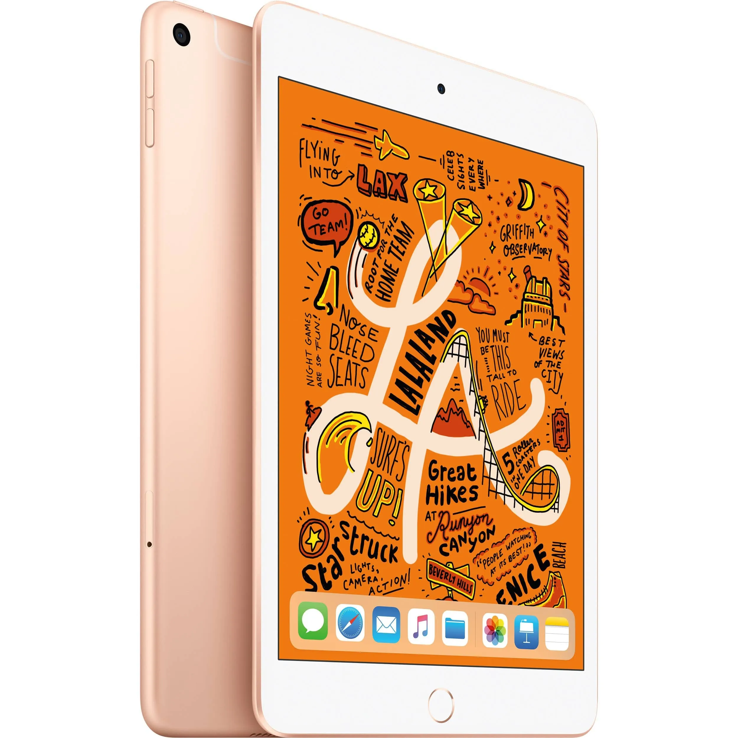 Apple 7.9&quot; iPad mini (Early 2019, 256GB, Wi-Fi   4G LTE, Gold)