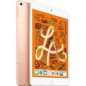 Apple 7.9&quot; iPad mini (Early 2019, 256GB, Wi-Fi   4G LTE, Gold)