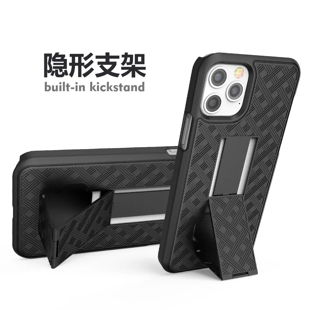 Apple iPhone 12 mini Case, Rugged Slim Rotating Swivel Lock Holster Shell Combo Clip Cover For iPhone 12 mini