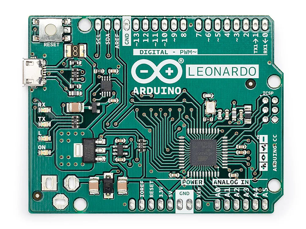 Arduino Leonardo without Headers