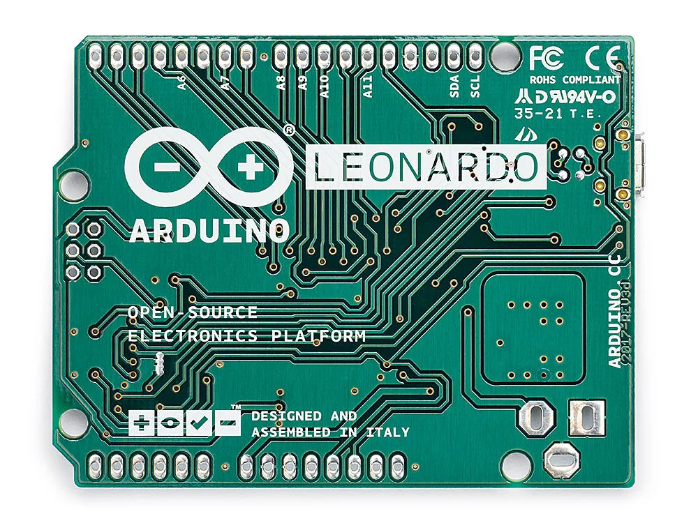 Arduino Leonardo without Headers