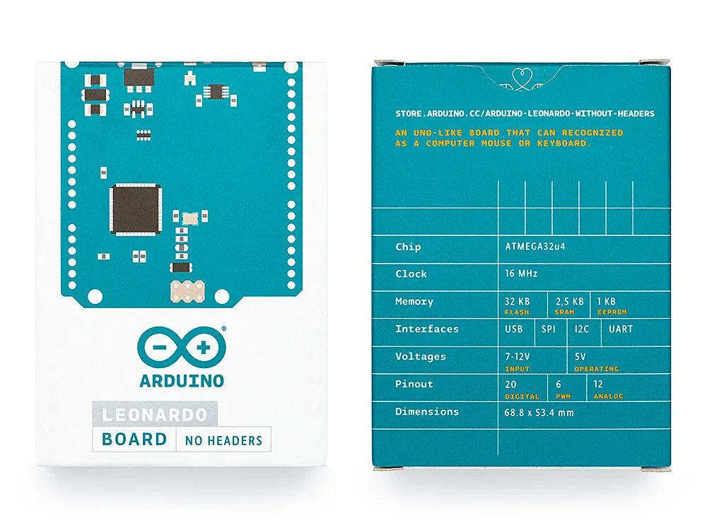 Arduino Leonardo without Headers