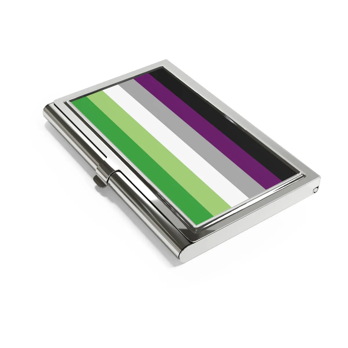 Aroace Pride Flag Business Card Holder/Slim Wallet | Accessories | Choose Your Flag | Aro Ace Spectrum