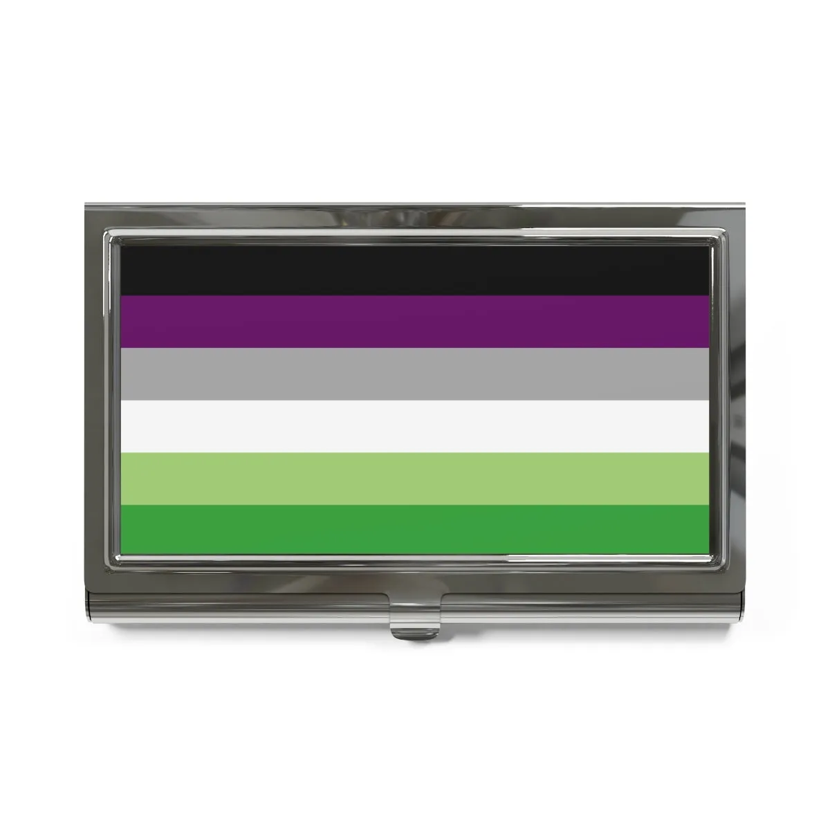 Aroace Pride Flag Business Card Holder/Slim Wallet | Accessories | Choose Your Flag | Aro Ace Spectrum