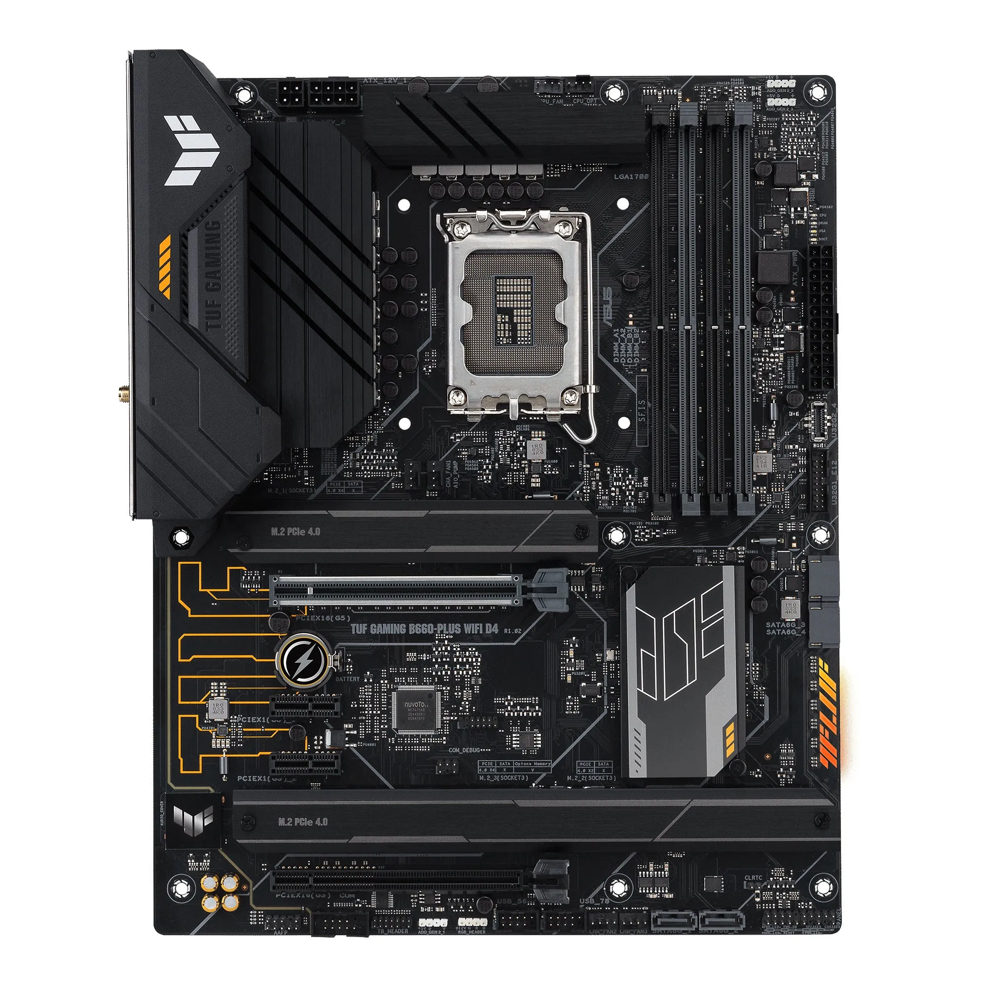 Asus Mainboard Tuf Gaming B660-Plus Wifi D4 - Atx - Socket Lga1700 - Intel B660