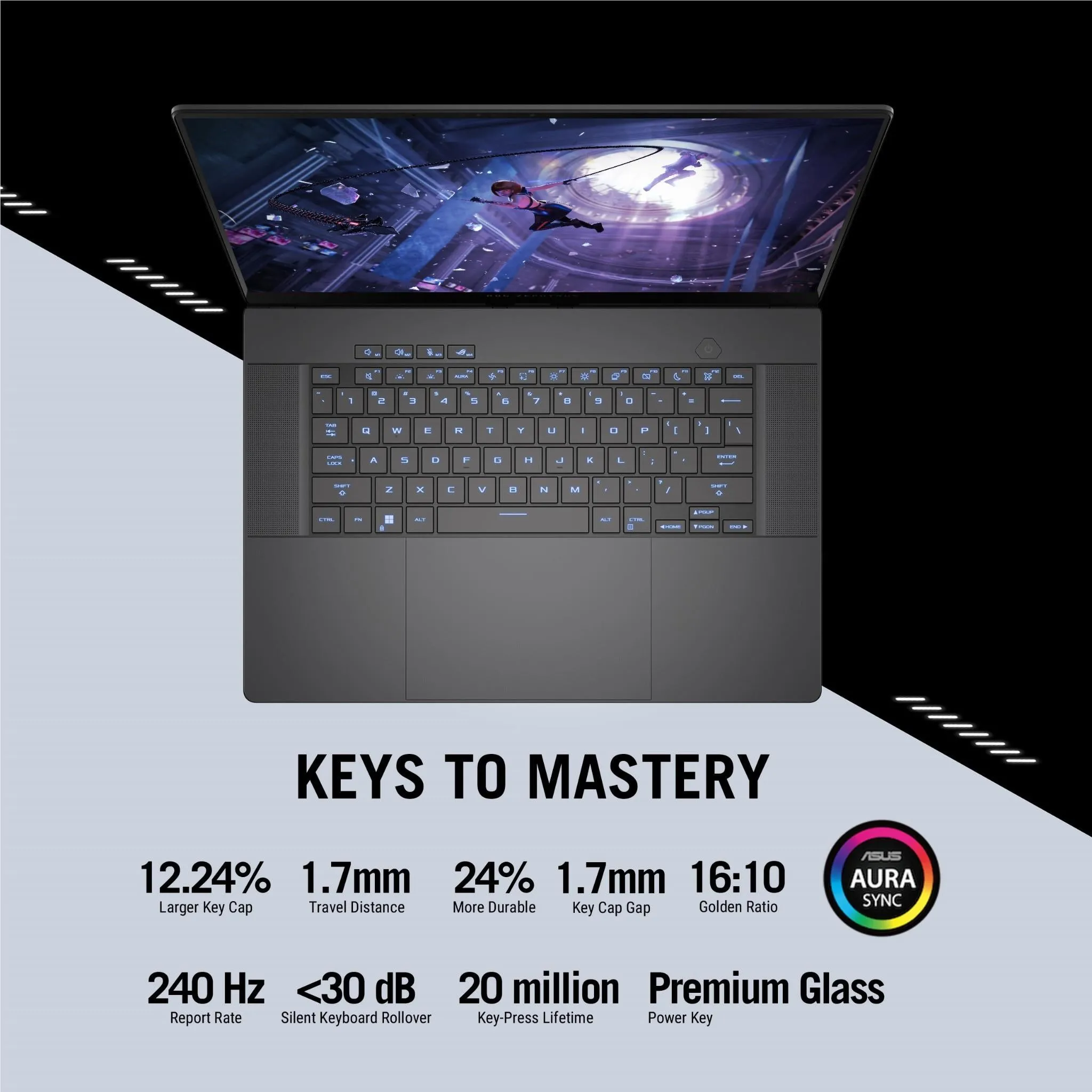 Asus ROG Zephyrus G16 16" 2.5K 240Hz Gaming Laptop (Intel Core Ultra 7)[GeForce RTX 4050]