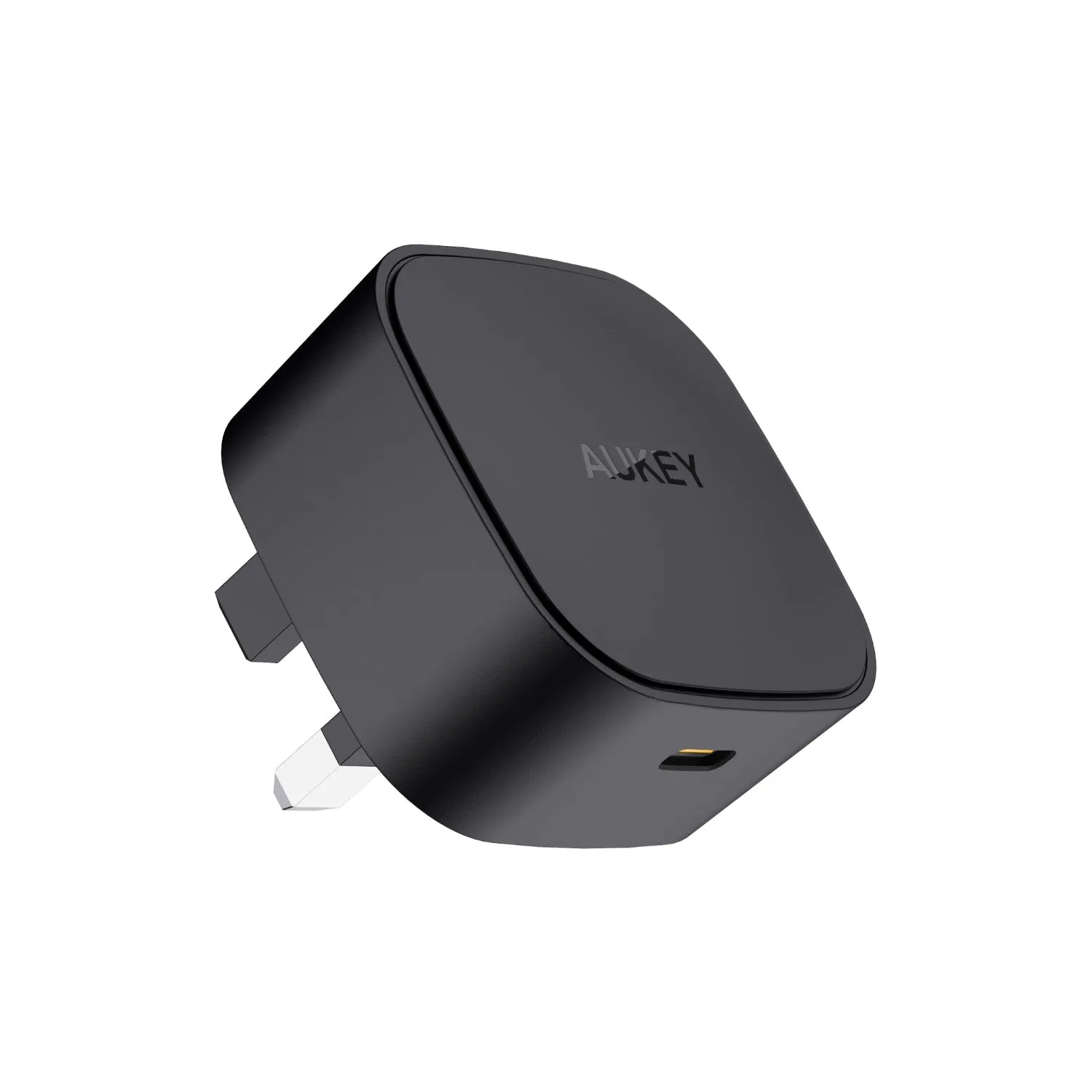 Aukey PA-Y25 : 20W Adapter with Type C Output  CB-CL1: 0.9mtrs USB-C to  Lightning Cable - Black