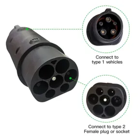 Automotive Rapidé EV Charger Adaptor - Type - 2 (Male) to Type - 1 (Female)