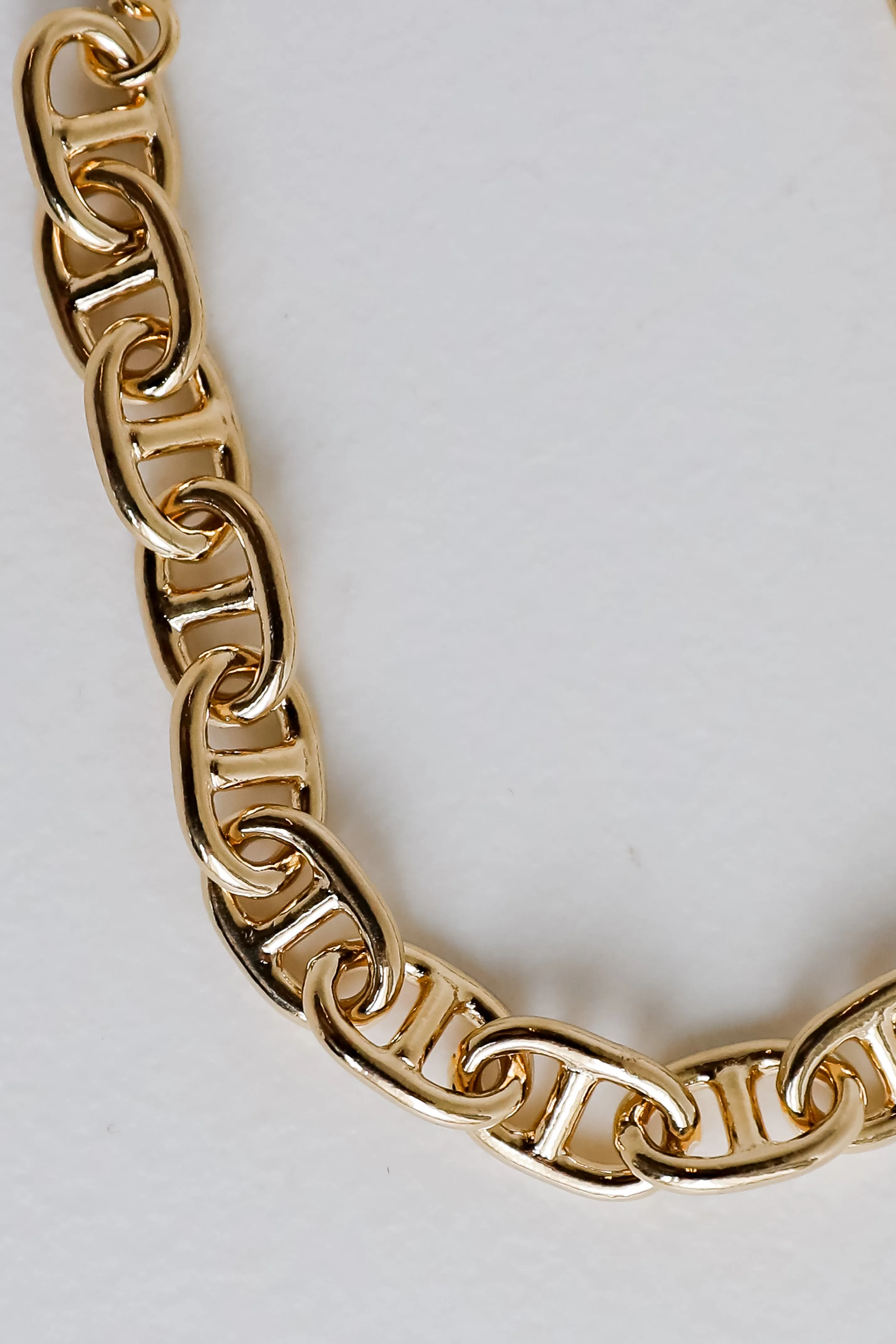 Avery Gold Chainlink Bracelet