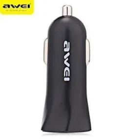 Awei C300 Car Charger Travel Charger Dual port USB Charger DC 12-24V Smart Car Charger 2.4A for SmartPhones MP3 Player