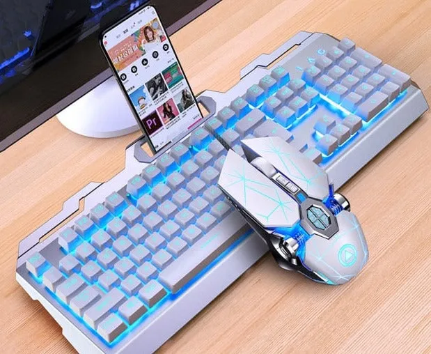 Backlit Wired Gaming Keyboard And Mouse Combo