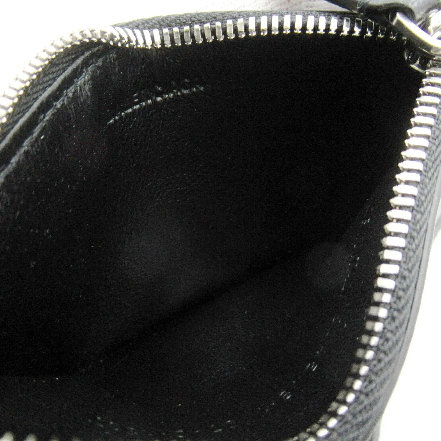 Balenciaga Leather Strap Keyring Card Case