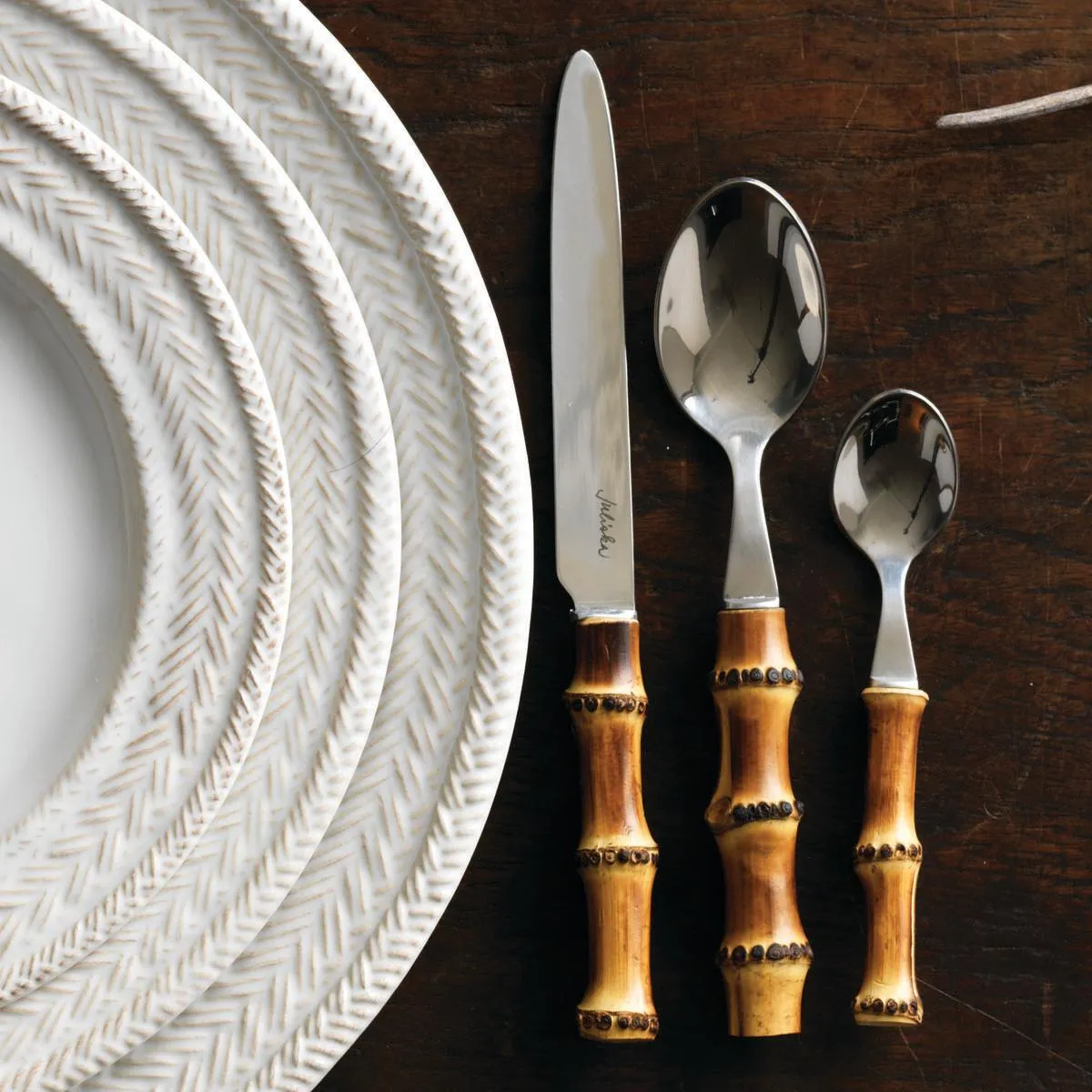 Bamboo 5pc Place Setting - Natural