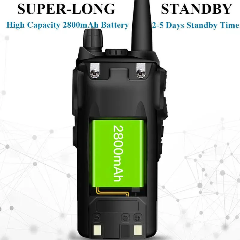 Baofeng UV-82 Walkie Talkie 8W 1PCS 2PCS FM Radio Type C Battery Optional Comunicado Radio For Hunting CB Ham Radios UV-5R UV-16