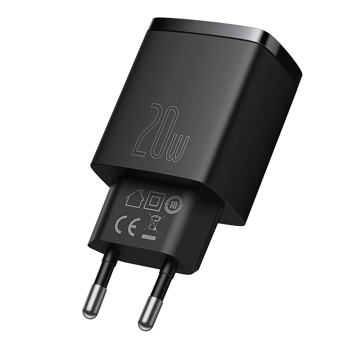 Baseus Compact Quick Wall Charger 20W (CCXJ-B01) (Black)