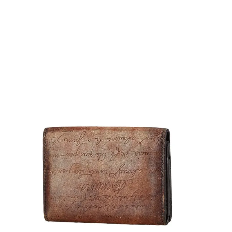 Berluti Leather Scritto Card Case