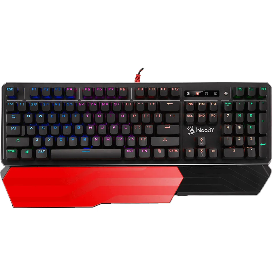 Bloody B975 Light Strike Mechanical Gaming Keyboard RGB Wrist Rest