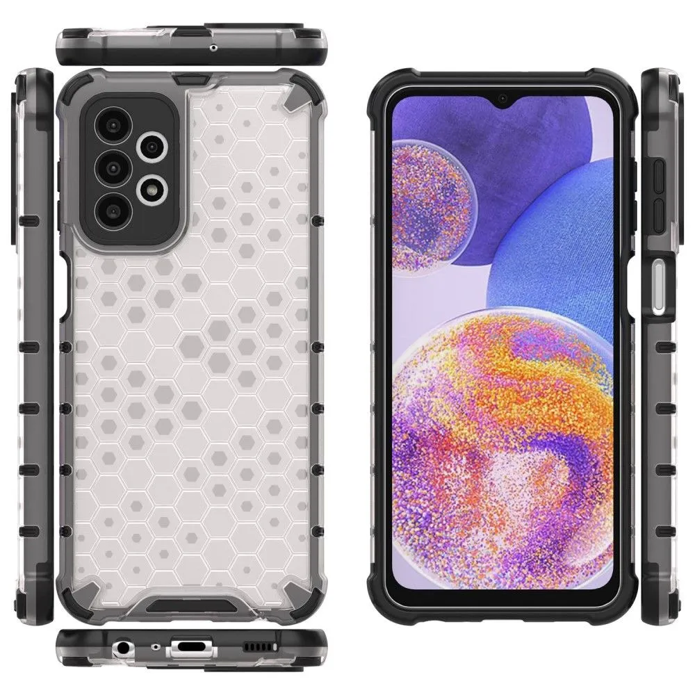 Bofink Honeycomb Samsung Galaxy A23 case - Grey