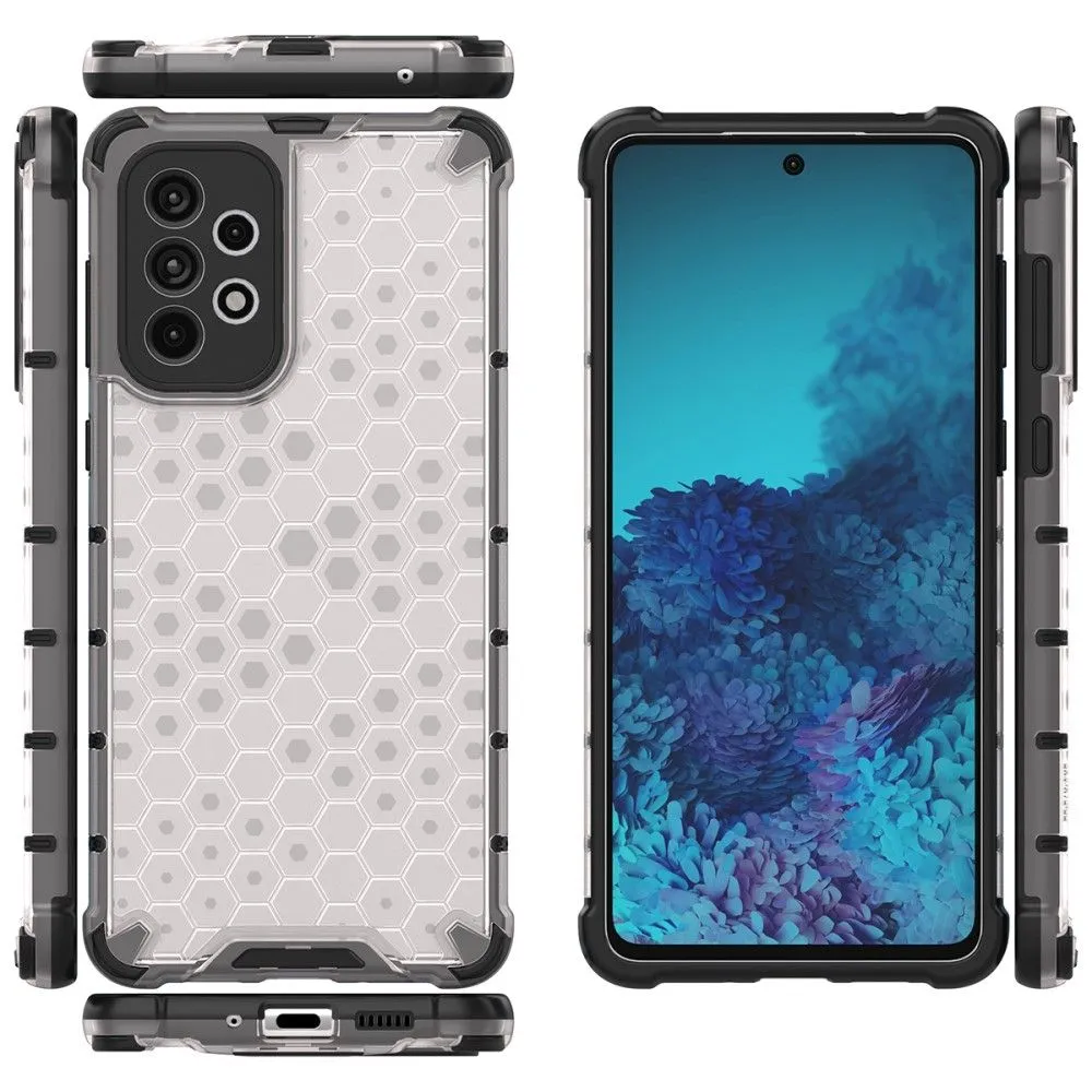 Bofink Honeycomb Samsung Galaxy A73 case - Grey