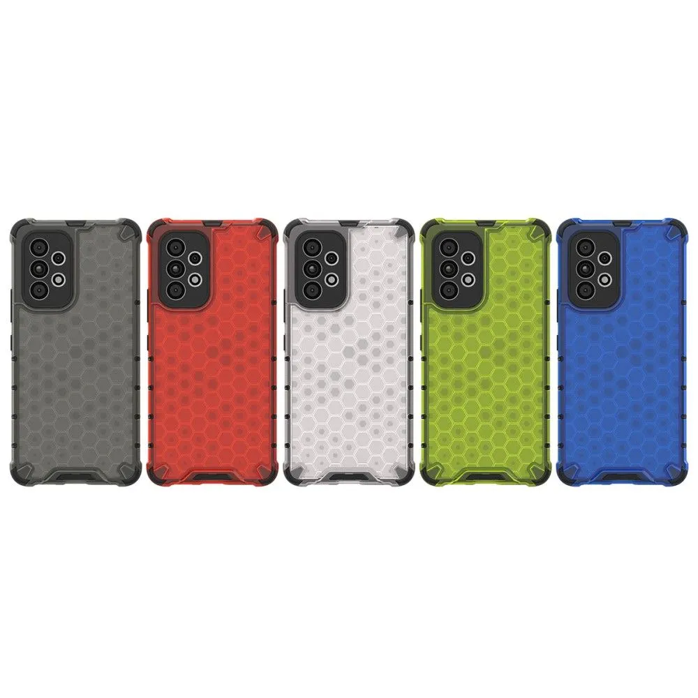 Bofink Honeycomb Samsung Galaxy A73 case - Grey