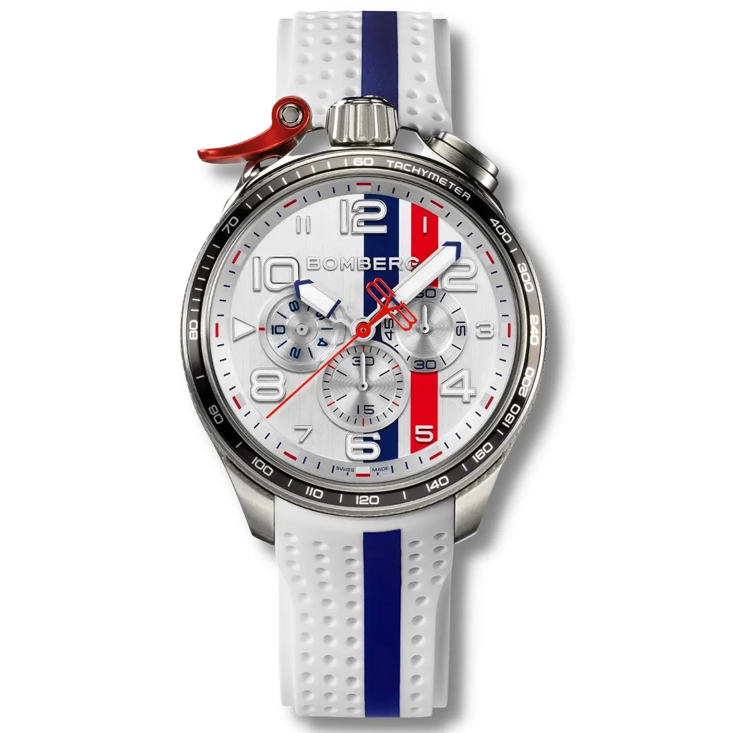 Bomberg Le Mans Men's White Watch BS45CHSP.059-4.10