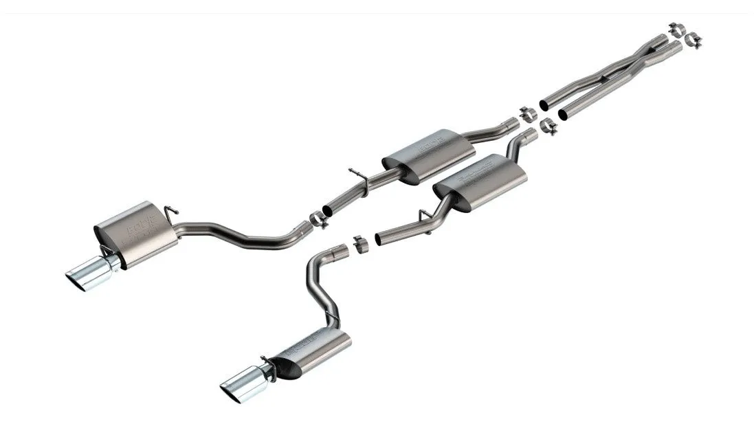 BORLA 140917 Cat-Back Exhaust System S-Type for Dodge Charger R/T 2019-2022