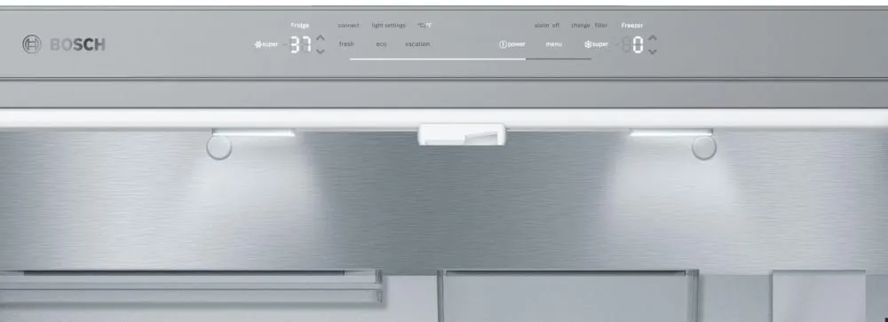 BOSCH B36CL80SNS - 800 Series 36 Inch Counter Depth French Door Smart Refrigerator In Stainless Steel