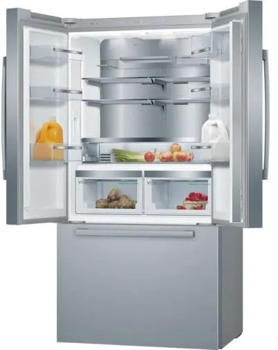 BOSCH B36CT80SNS 800 Series 36 Inch Smart Counter Depth French Door Refrigerator  In Stainless Steel