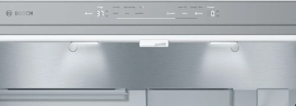 BOSCH B36CT80SNS 800 Series 36 Inch Smart Counter Depth French Door Refrigerator  In Stainless Steel