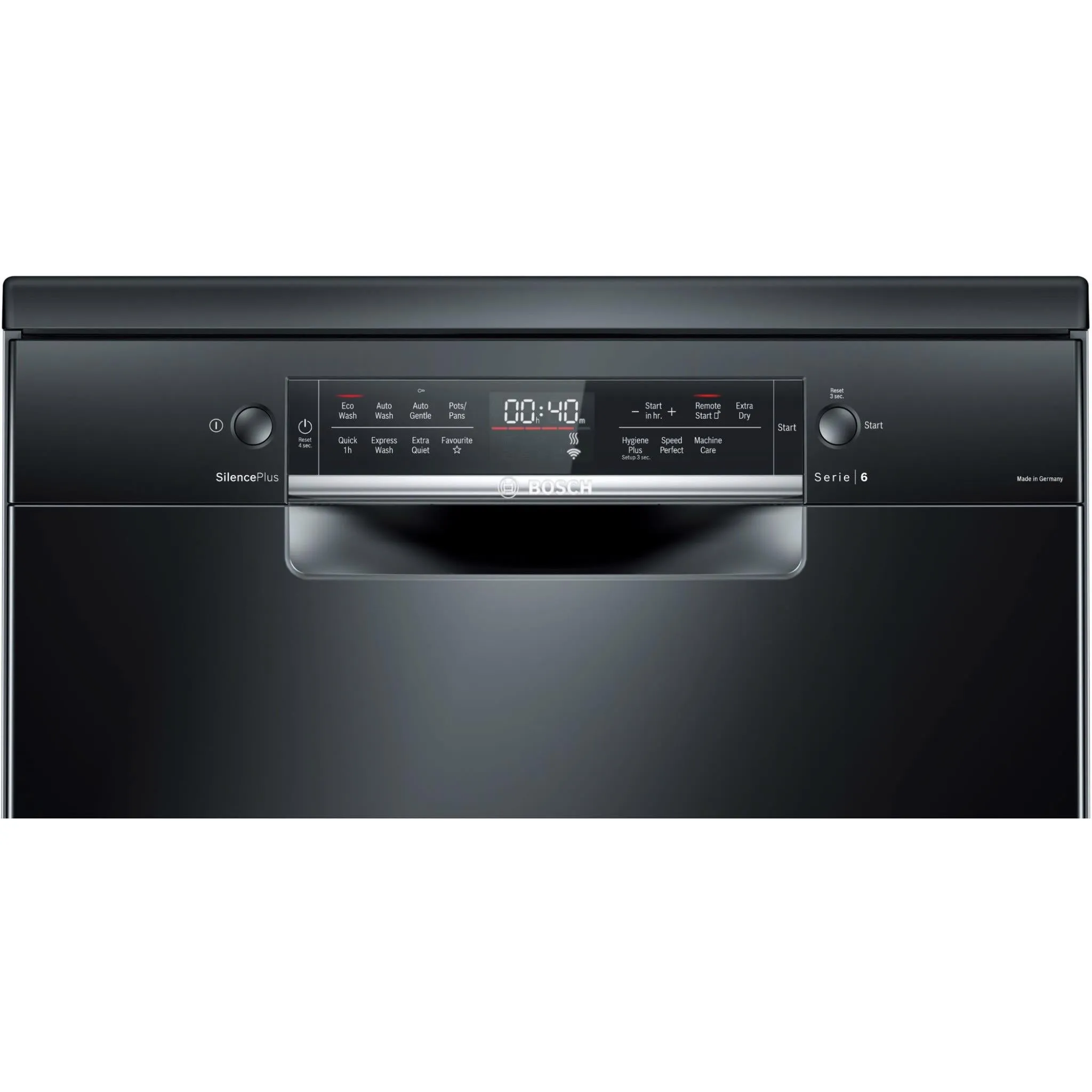 Bosch SMS6HCB01A Series 6 15-Place Setting Freestanding Dishwasher (Black)